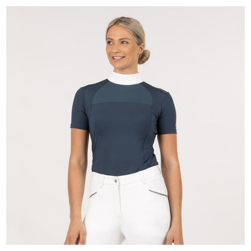 BR Competition Shirt Cynthia Ladies - Navy Sky - Large - Limited Edition Spring Collection