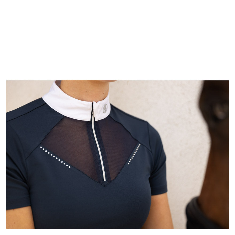 BR Ladies Competition Shirt - short Sleeves - Zapopan - Dark Sapphire