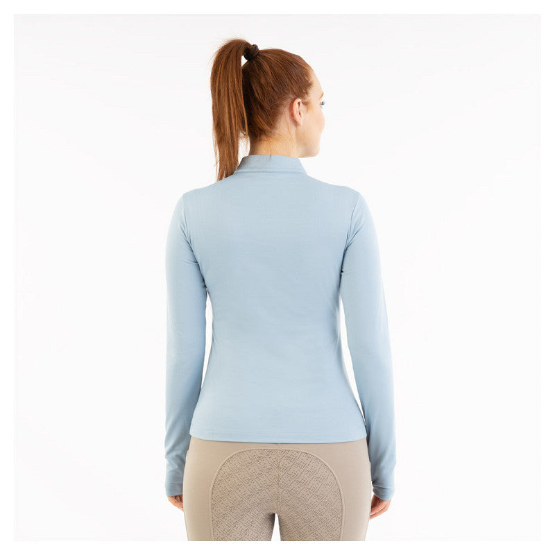 BR Half Zip-Up Pullover Jara Ladies - Medium - US 8 - Ashley Blue