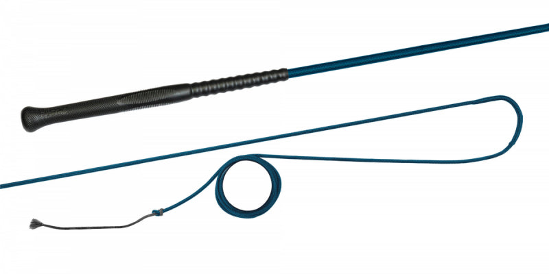 Fleck Lunge Whip with Ergo Grip - Blue 180cm/72 inch