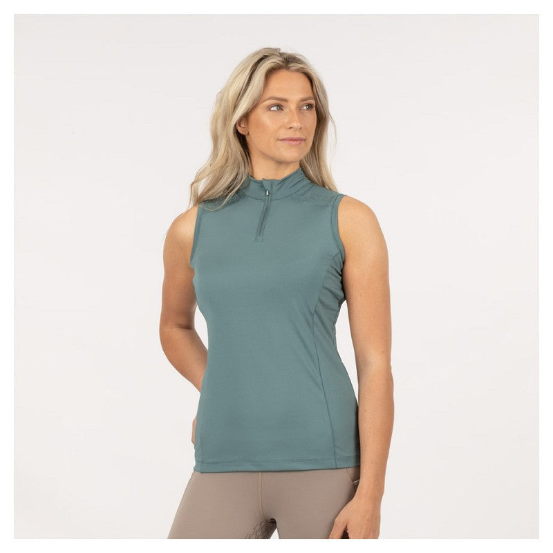 BR Half Zip Sleeveless Shirt Cocco Ladies - North Atlantic/Medium - Limited Edition