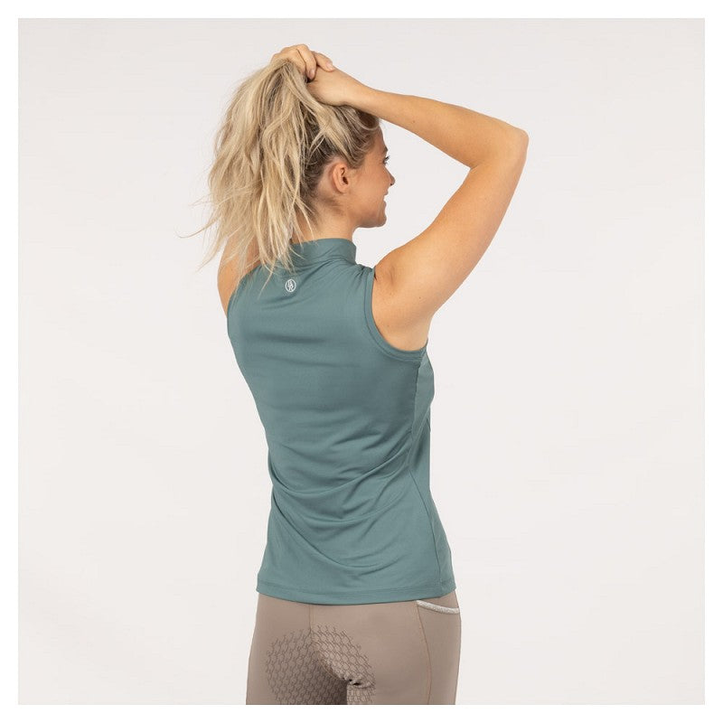 BR Half Zip Sleeveless Shirt Cocco Ladies - North Atlantic/Medium - Limited Edition