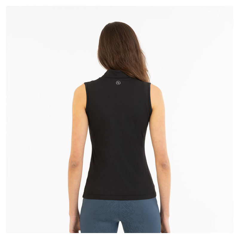 BR Sleeveless Zip-up Shirt - Ladies - Meteorite - Medium