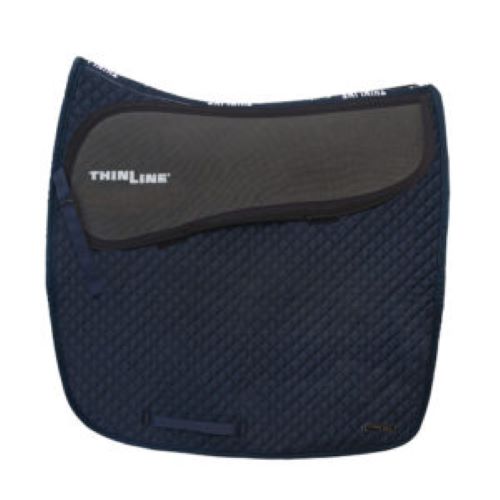 ThinLine Cotton Square Dressage Pad - Navy