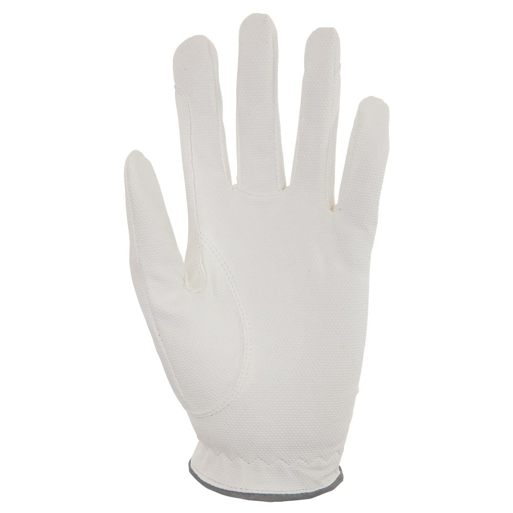 BR Riding Gloves - Torino with synthetic liner - White - Size 8.5