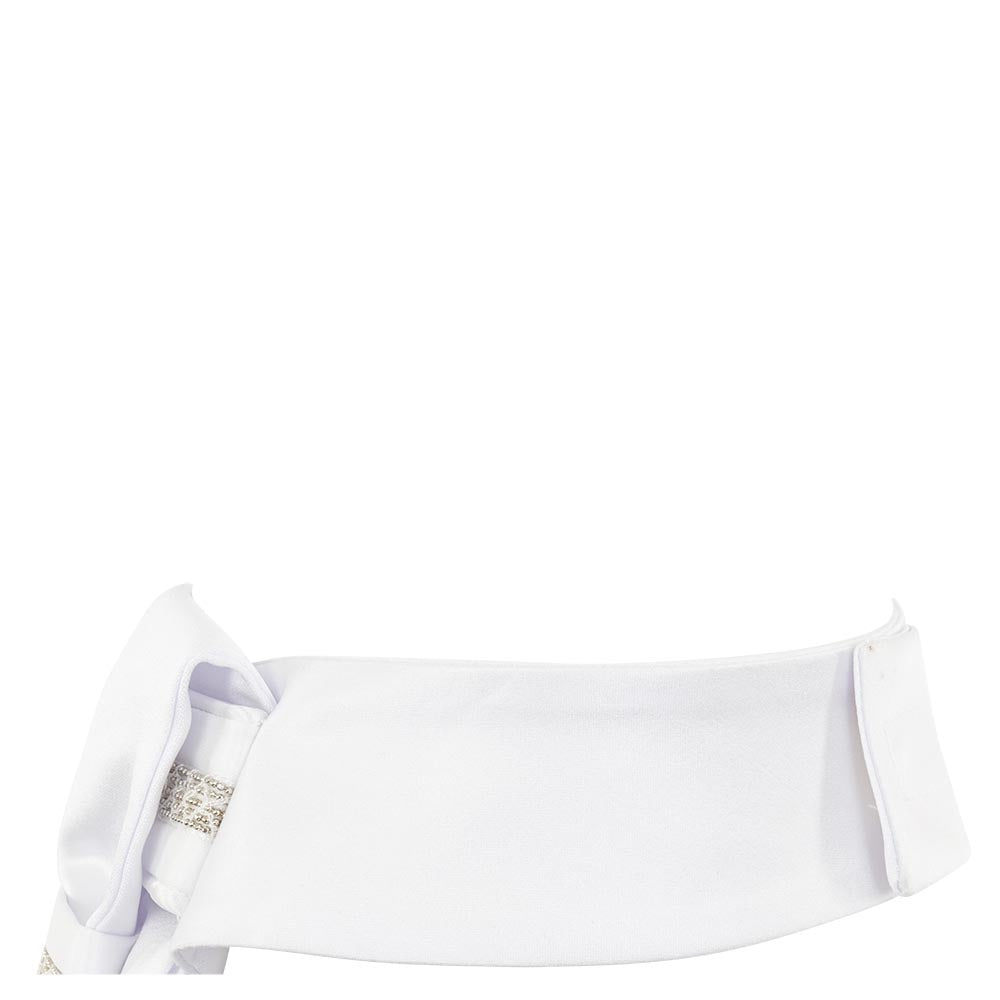BR York Stock Tie - White - Medium