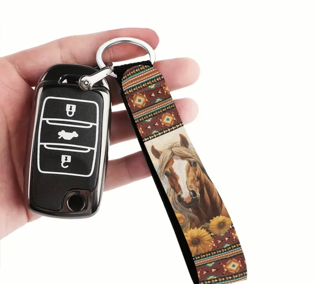 Key Chain - Golden Sunflower