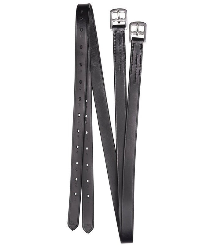 Waldhausen X-Line Stirrup Leathers - Black - 150cm