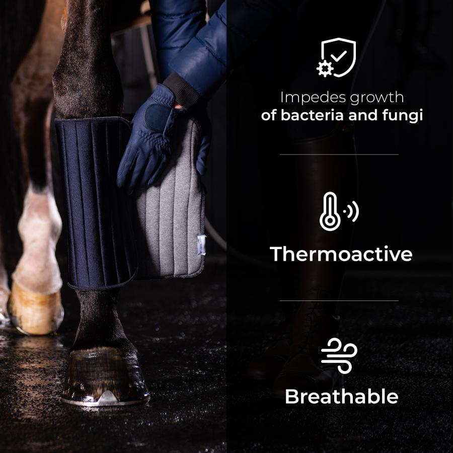 Winderen Thermo Silver Training Wraps - Denim - Full (Set of 2)