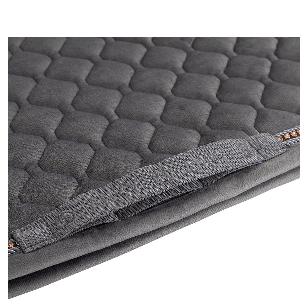 ANKY® Pad Velvet Stones Dressage XB23002 - Steel Grey - Full
