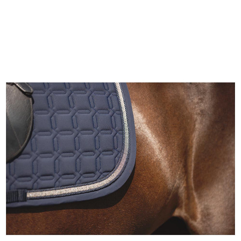 BR Clearance - ANKY® Saddle Pad Nylon Dressage Luminous XB24003 Dark Navy Full - Clearance Reg $149.00