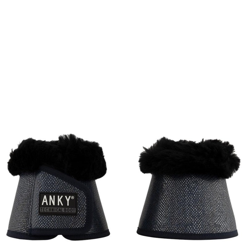 BR Clearance - Anky Bell Boots Sheepskin ATB221004 - Dark Navy - Large