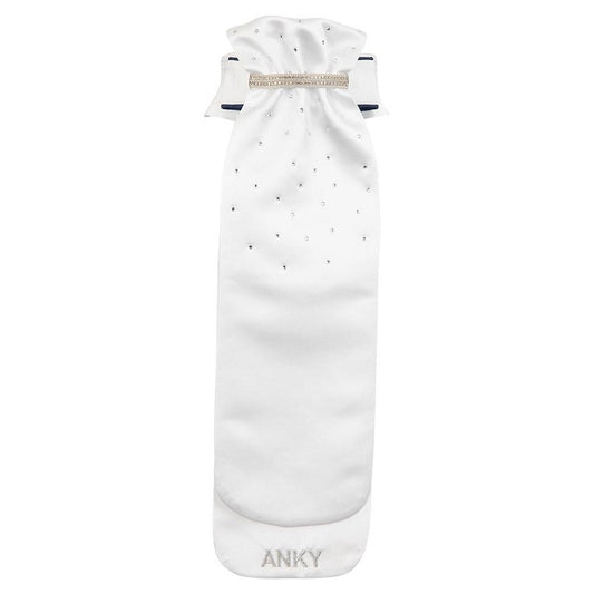 ANKY® Stock Tie Multi-Fit White/Navy Medium