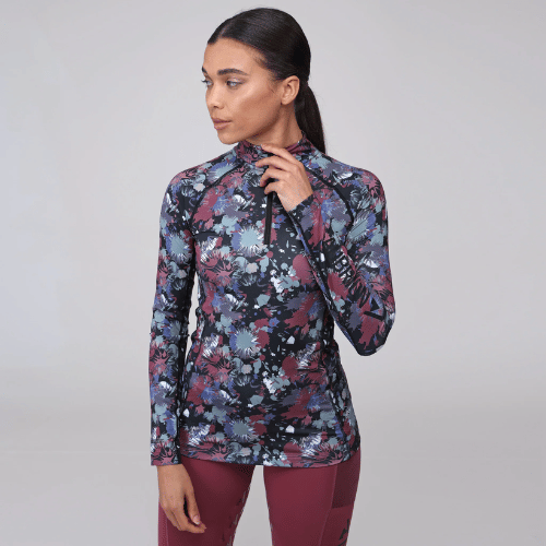 Shires Aubrion Asteria Long Sleeve Sun Shirt - Abstract - Medium - Clearance Reg $75