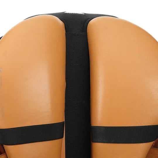 BR Acavallo Ortho-Coccyx Gel Out Seat Saver Large Dressage Black