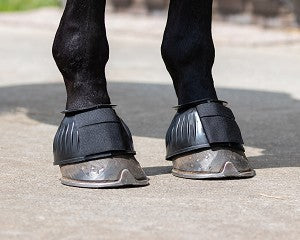 QHP Ribbed Bell Boots - Multiple Sizes Available