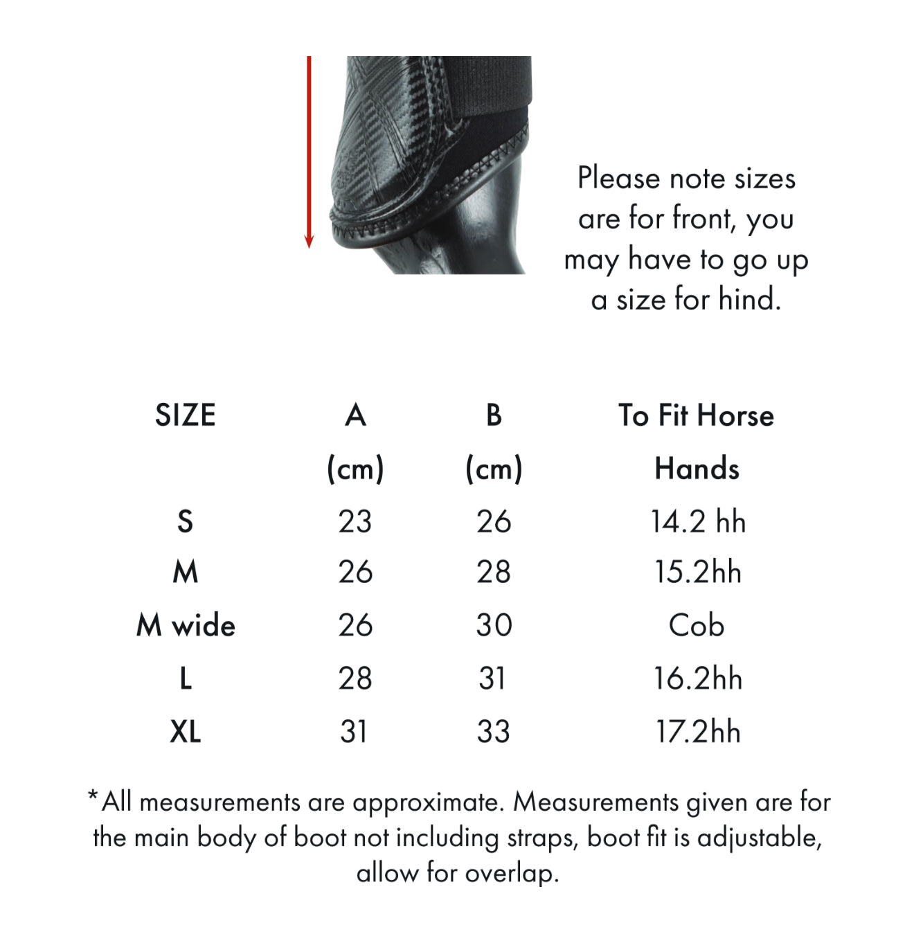 Premier Equine UK Carbon Air-Tech Single Lock Brushing Boots Black