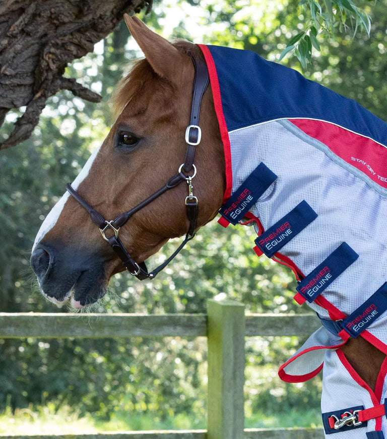 Premier Equine UK Buster Stay-Dry Super Lite Fly Rug with Surcingles - Navy