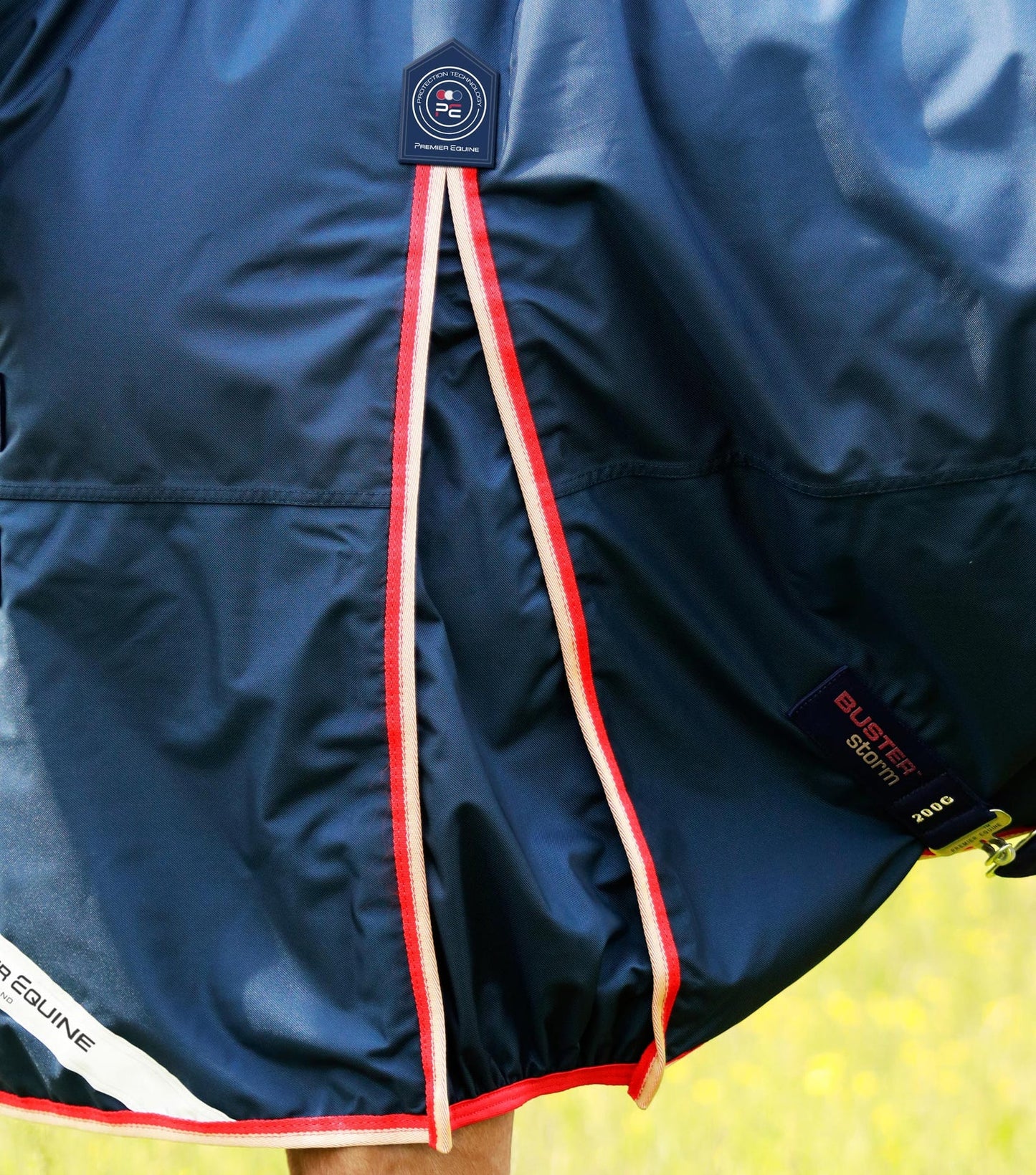 Premier Equine UK Buster Storm 200g Combo Turnout Rug with Snug-Fit Neck - Navy