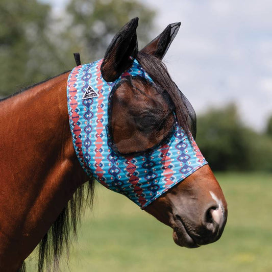 Professional's Choice Comfort Fit Lycra Fly Mask - Canyon