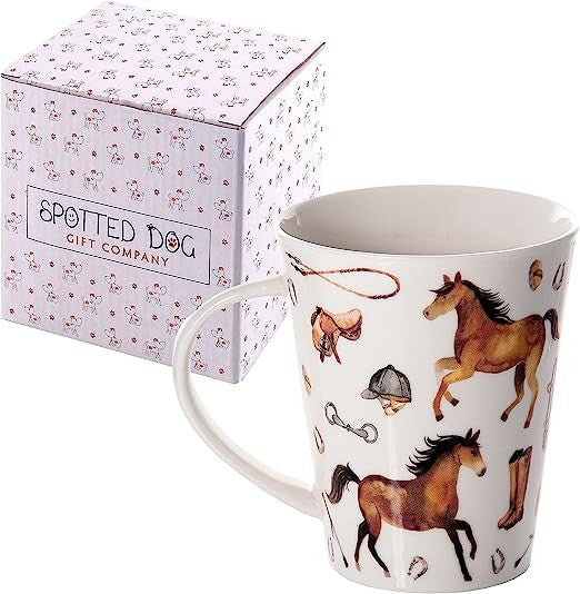 Spotted Dog Horse Mug - 13oz - CLEARANCE - Reg $25