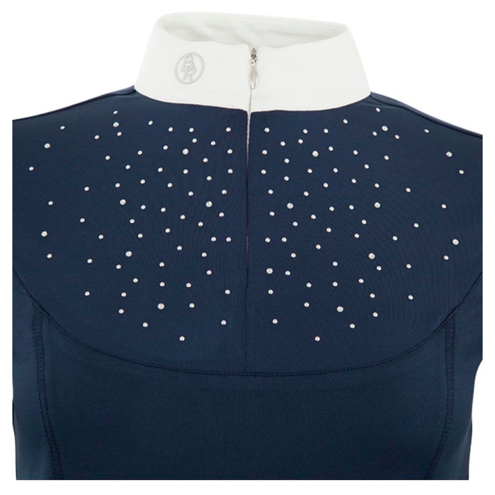BR Equestrian Cork Ladies Short Sleeve Competition Shirt - XXS - Pants Blue