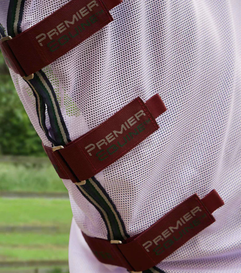 Premier Equine UK Bug Buster Fly Rug with Detachable Neck and Belly Flap Lavender