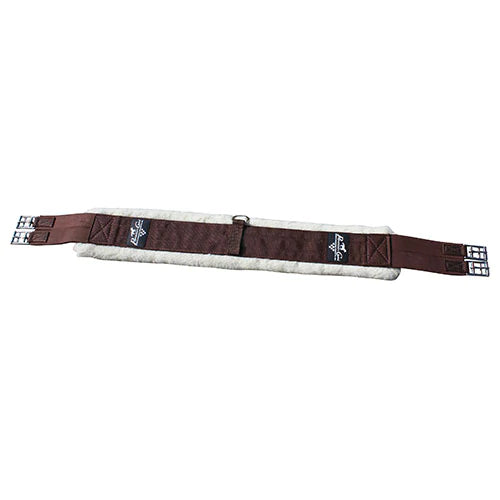 PROFESSIONAL'S CHOICE SMX ENGLISH GIRTH - MERINO WOOL - Chocolate