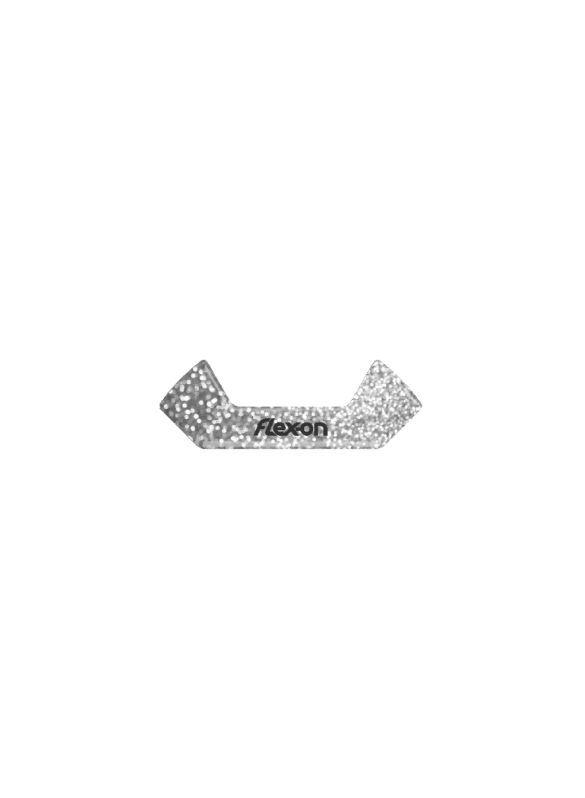 Flex-on Stirrup -Safe On - Mag Sticker - Silver Glitter
