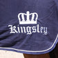 Kingsley Fleece Blanket Navy 195cm (77")
