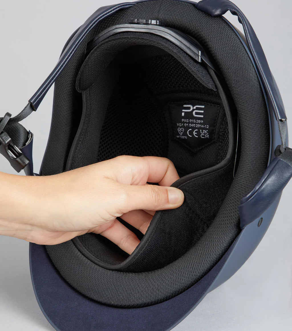 Premier Equine UK Riding Helmet Liner Black