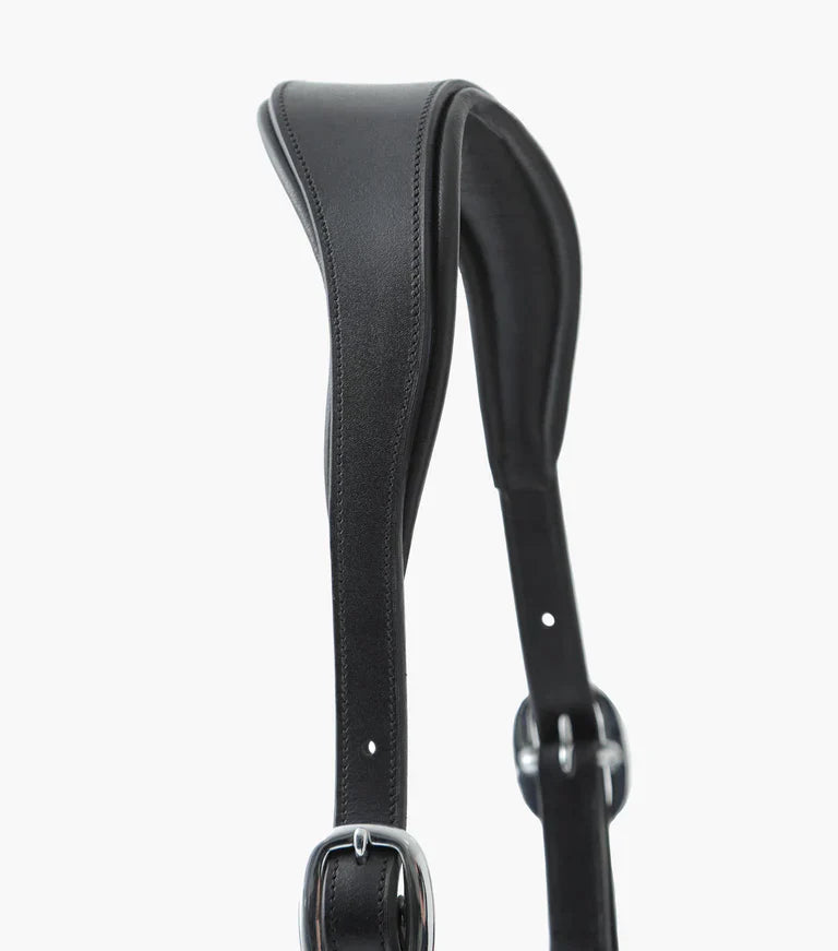 Premier Equine UK Hennaroso Rolled Anatomic Leather Halter Black