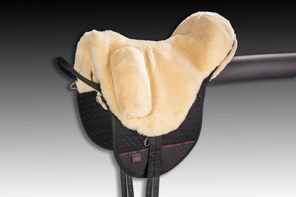 Werner Christ Premium Plus Sheepskin Bareback Pad High Wither Model Natural/Black/Natural