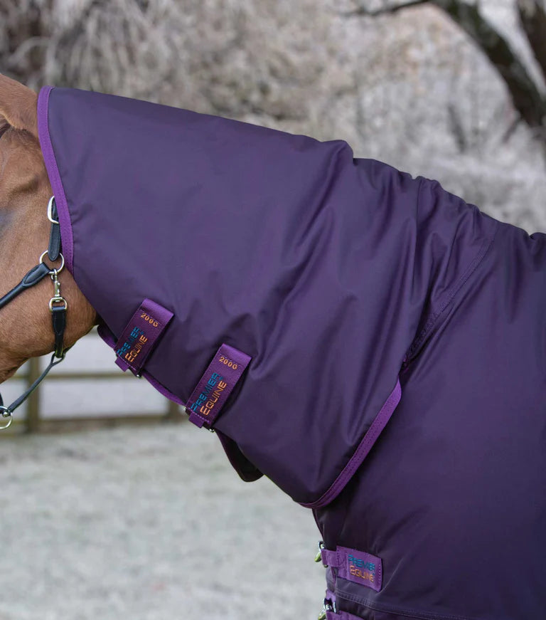 Premier Equine UK Buster Storm 420g Combo Turnout Rug with Classic Neck - Purple