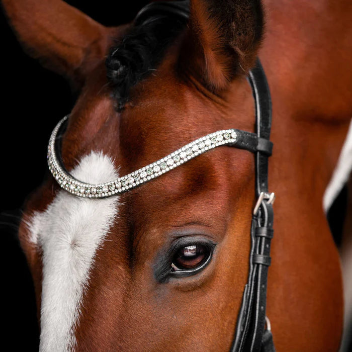Lumiere Azure Anatomic Leather Bridle (Micklem Style) Black