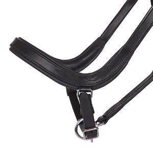 QHP Salerno Anatomic Halter - Black/Full