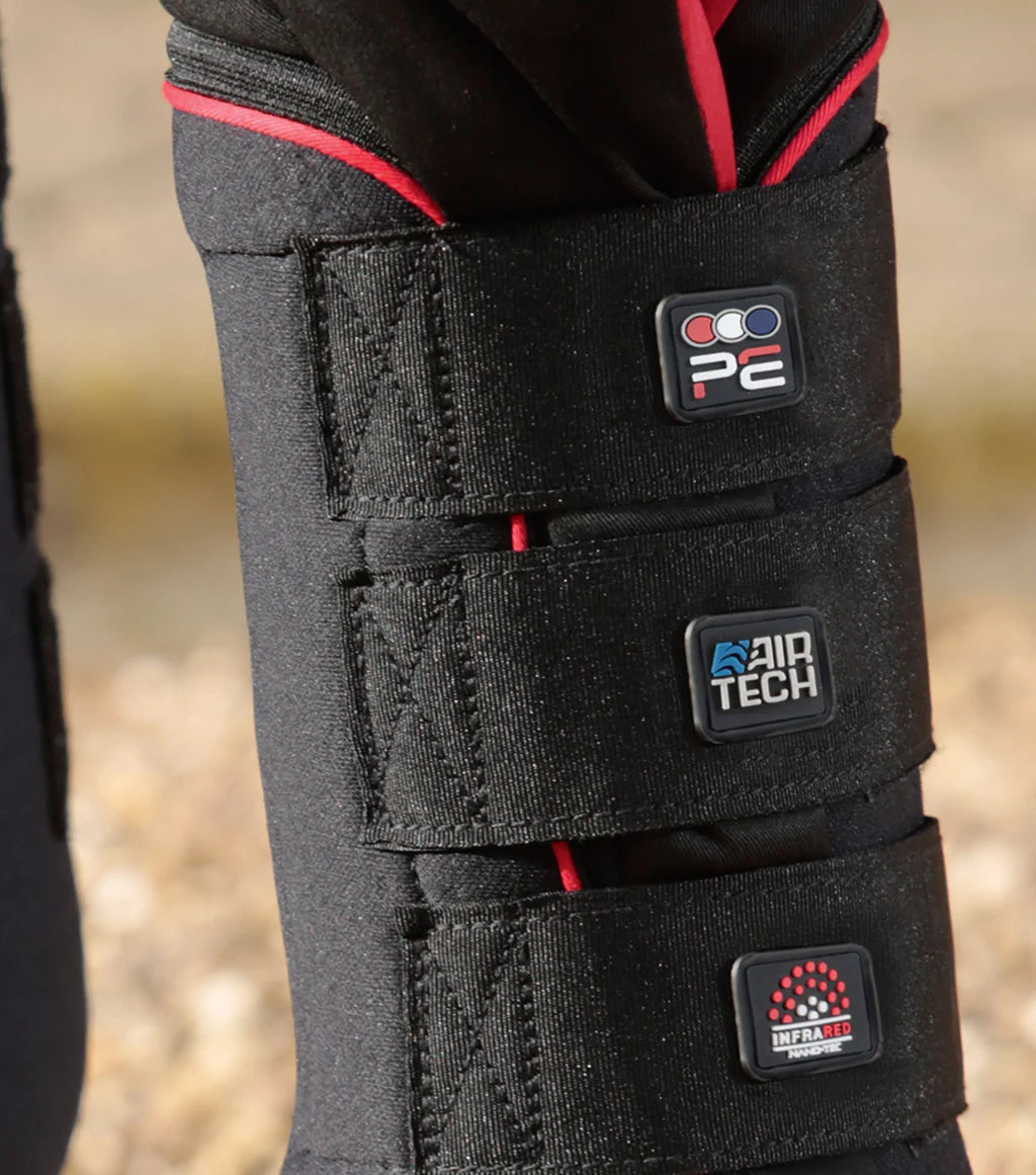 Premier Equine UK Nano-Tec Infrared Boot Wraps Incl. Liners Black/Medium