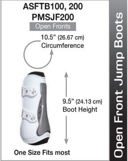 Professional's Choice PRO PERFORMANCE OPEN FRONT BOOTS WITH TPU FASTENERS - White