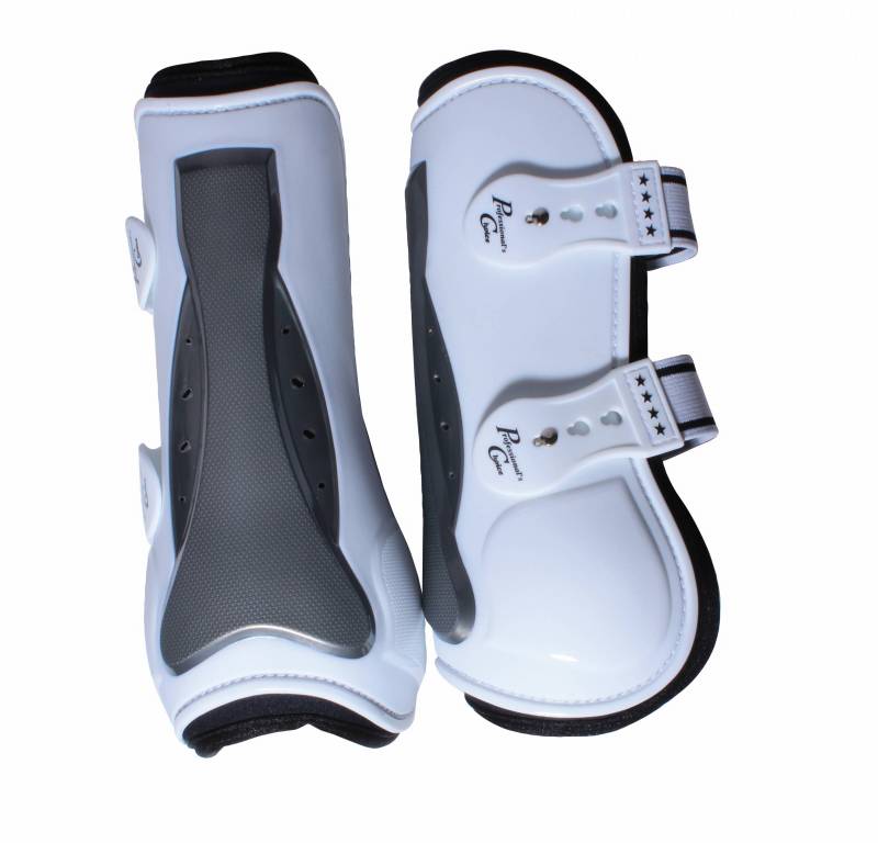 Professional's Choice PRO PERFORMANCE OPEN FRONT BOOTS WITH TPU FASTENERS - White