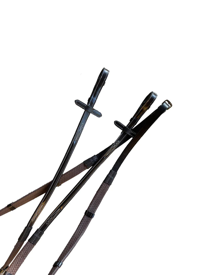 Lumiere Azure Anatomic Leather Bridle (Micklem Style) Black