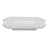 HS Sprenger White Rubber Stirrup Pads 12cm/4.75"
