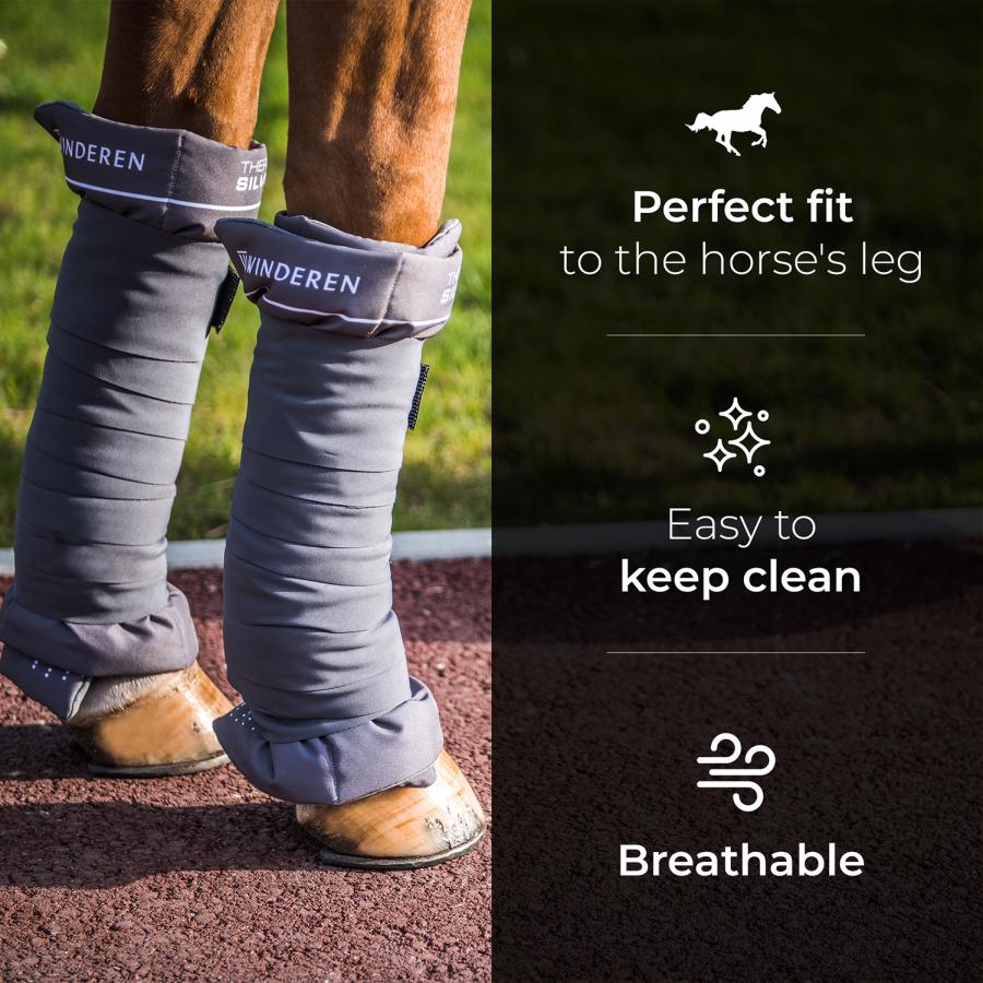 Winderen Thermo Clear Stable Bandages- Navy - set of 4