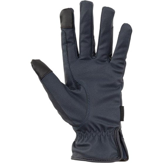 BR Winter Riding Gloves Sylke Ladies - Navy - Size 8