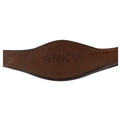 NEW - ANKY Halter ATH2207 with Lead - Nylon/Leather - Navy/Brown - Full