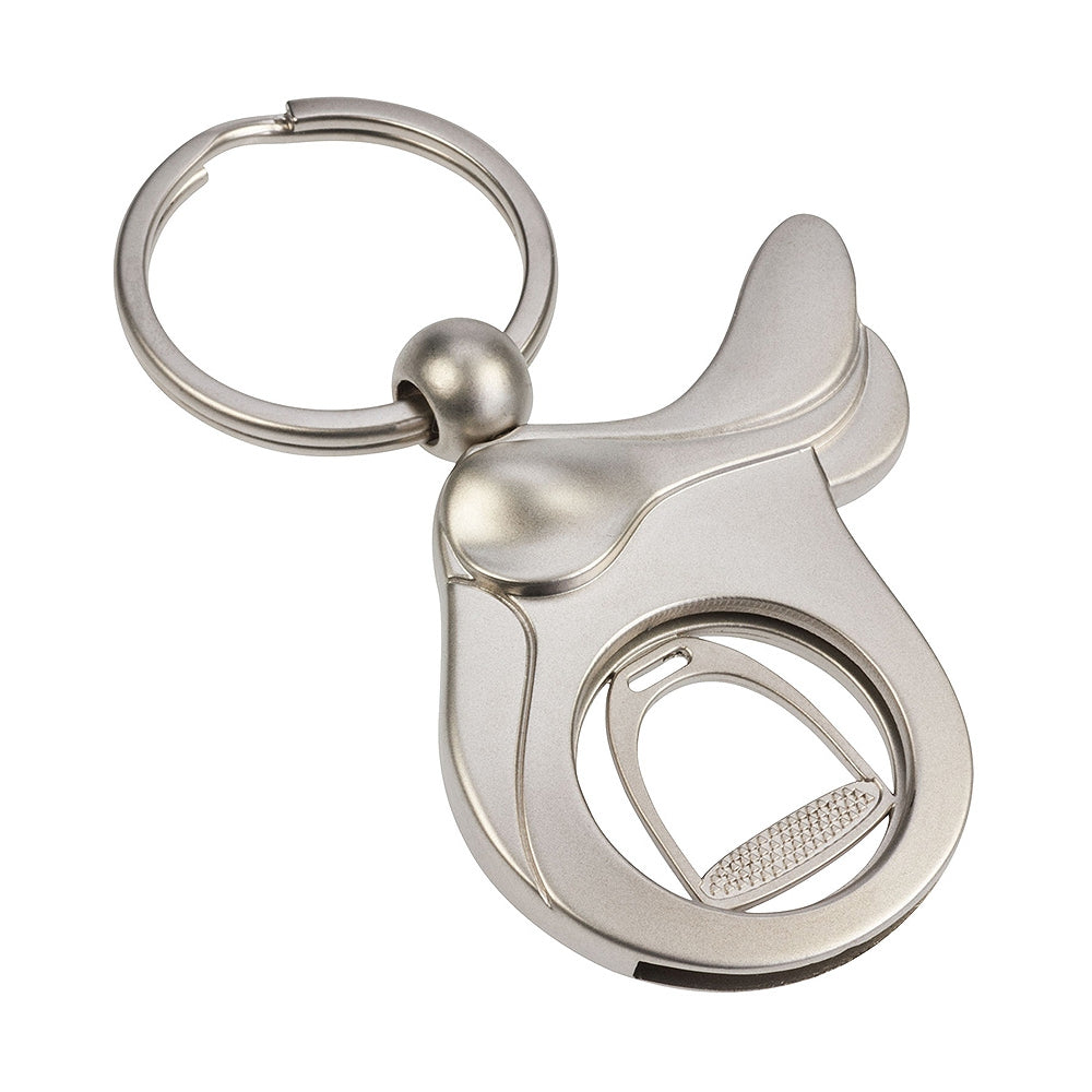Metal Key Chain - Saddle/Stirrup **CLEARANCE** reg 16.95
