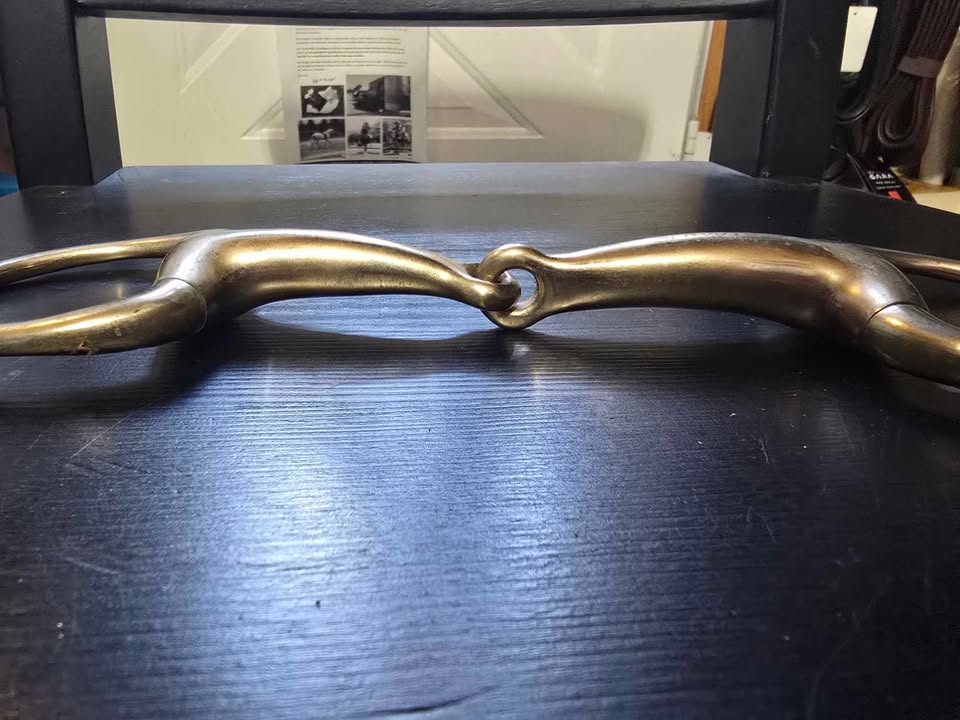 Used - BR Single Jointed Eggbutt Snaffle Bit - Used - 5”