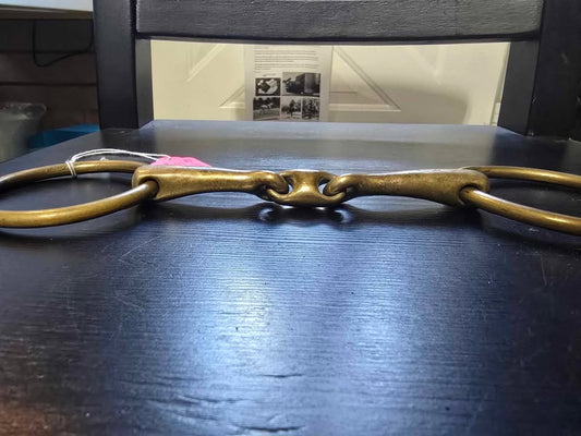 Used - Herm Sprenger KK Ultra loose ring bit - Double Jointed Lozenge - Used - L/5" W/10mm RD/70mm