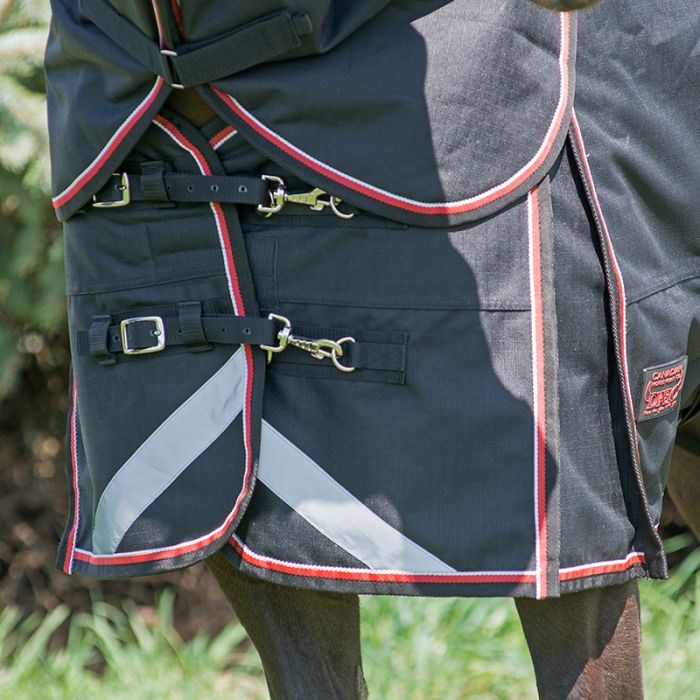 Canadian Horsewear Magnum Diablo 0g Rainsheet - Liner Compatible - Size 81" - Black