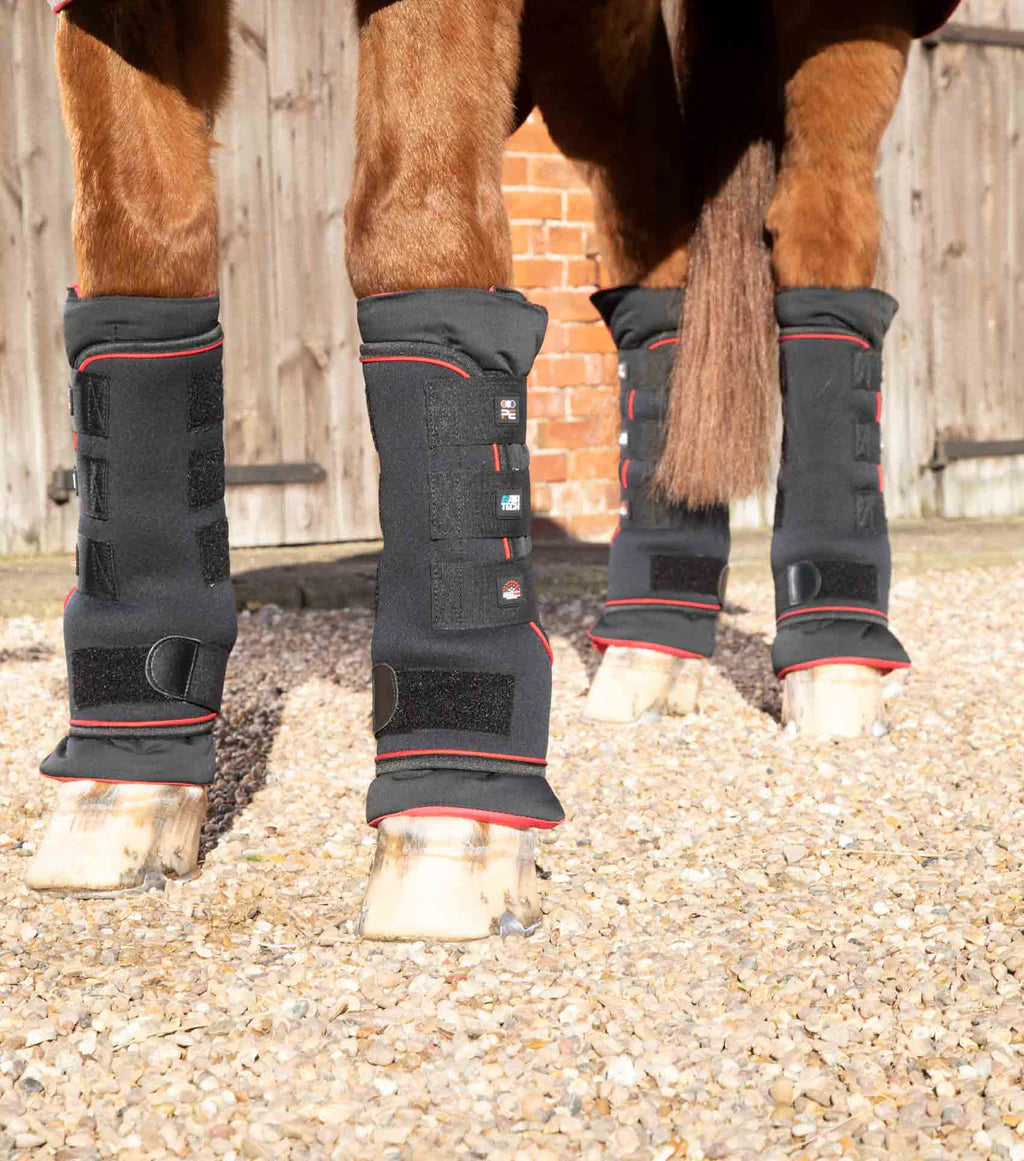 Premier Equine UK Nano-Tec Infrared Boot Wraps Incl. Liners Black/Medium