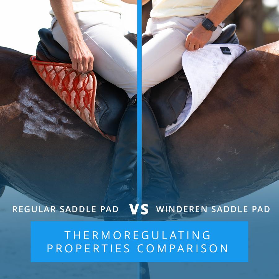 Winderen Saddle pad Jumping Navy/Silver